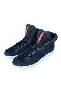 Adidasi Prada 4T2596 High-Top Sneaker marimea 42 27 cm albastru