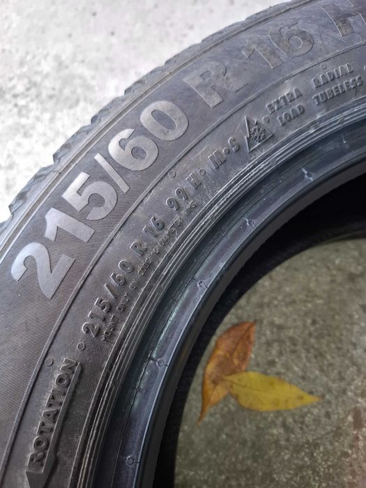 2 Зимни гуми Семперит 215/60/16 ДОТ22 (безплатно поставяне)