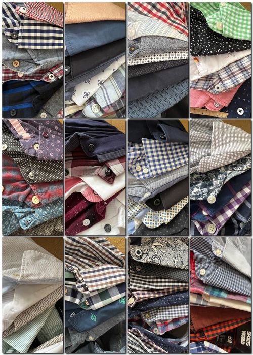 10 Мъжки ризи (XS-S/M) маркови в отлично състояние