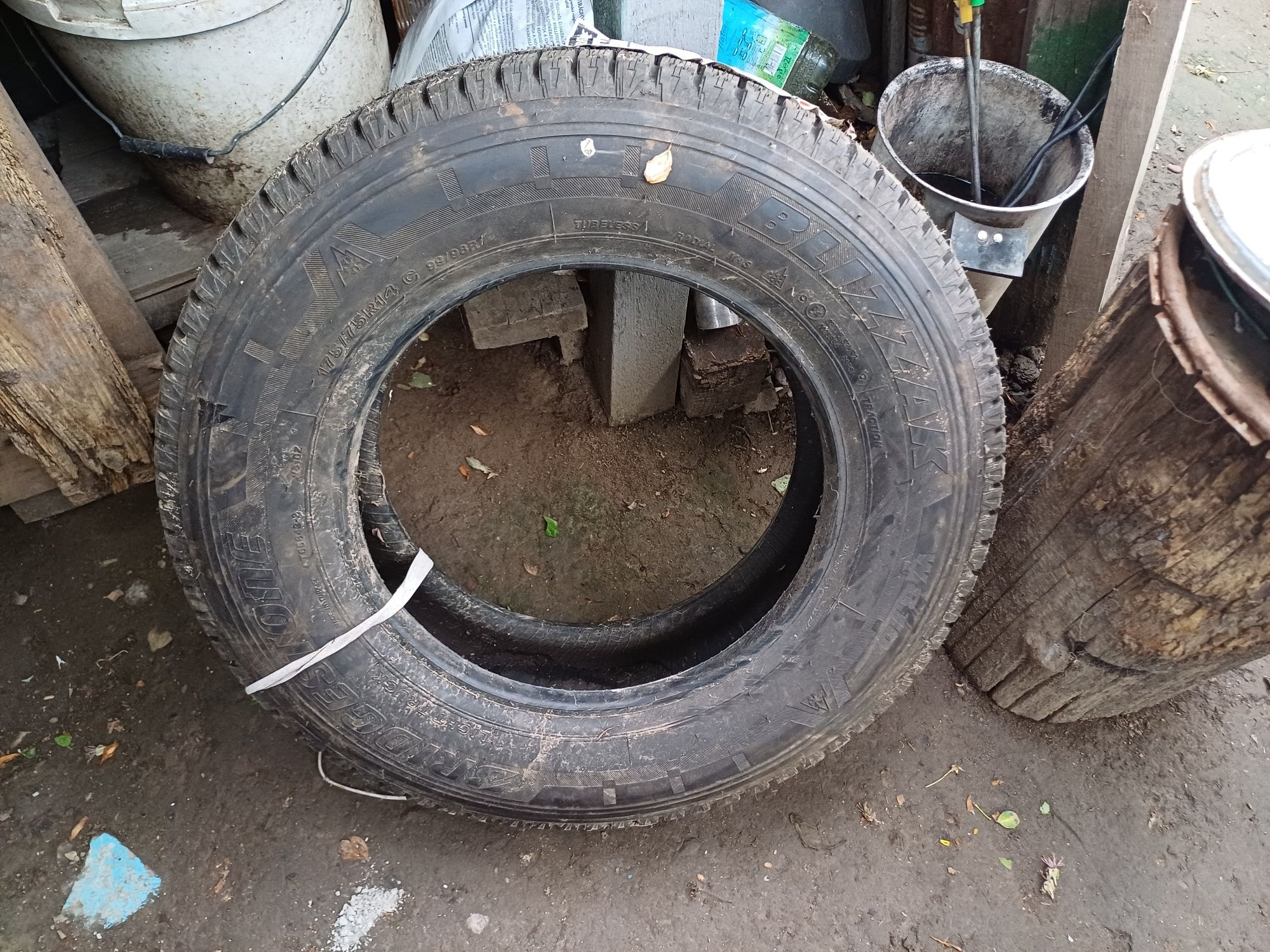 Anvelopa iarna nefolosita 175/75 R14C Bridgestone