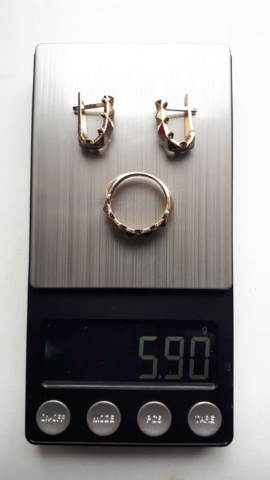 серьги золото ссср завод 583-проба цена указано за грам.