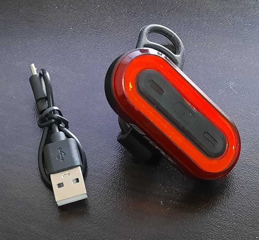 Велосипеден фар/ стоп Force / USB charging