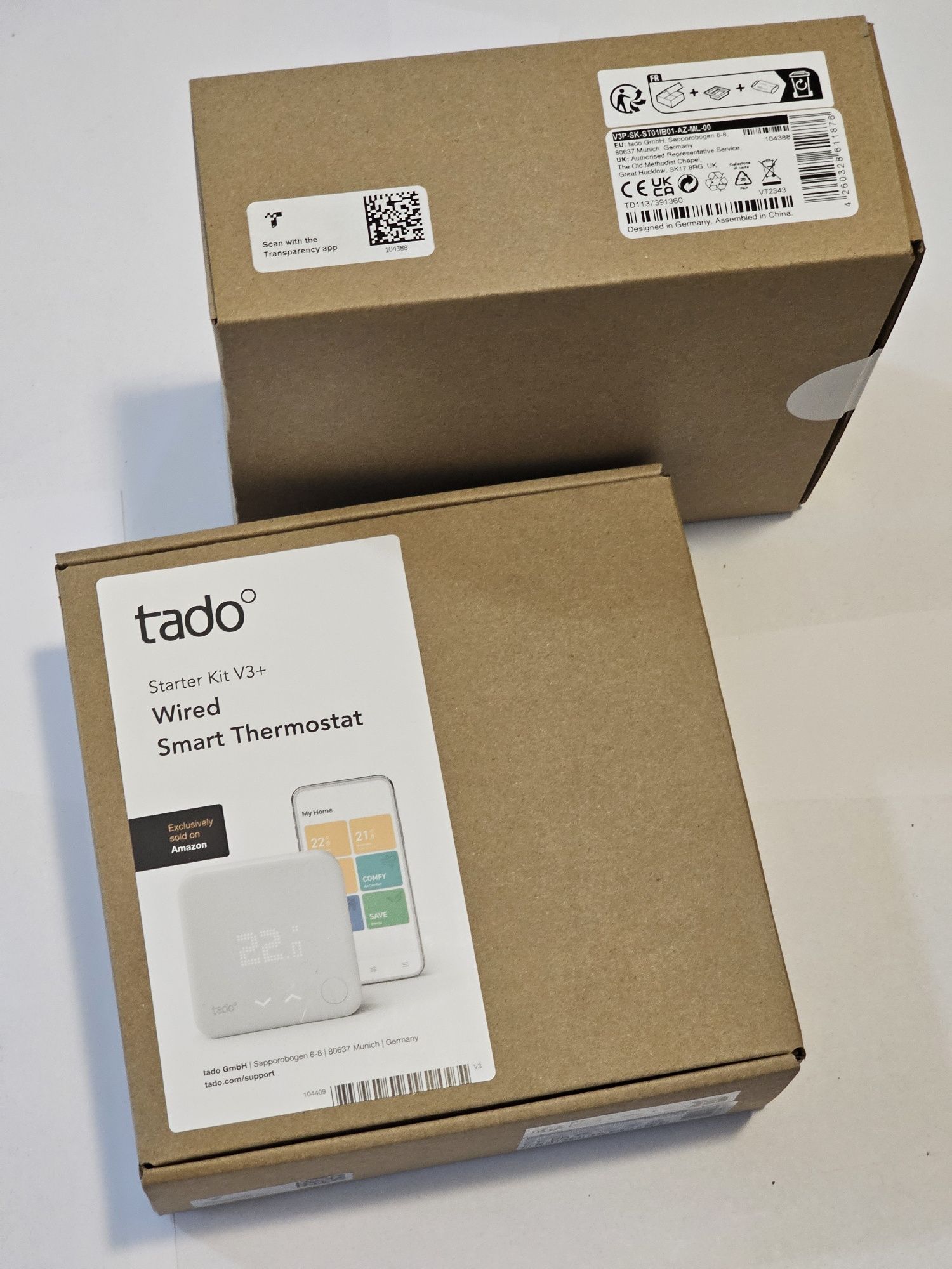 Pachet termostat inteligent Tado - Smart Thermostat V3+ cu Internet Br