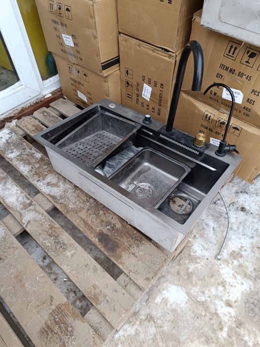 Мойки Водопад стильный дизайн и высокое качество для вашей кухни