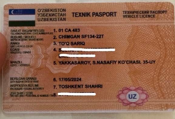 Traktor CHIMGAN SF 134-22T, 2024 YIL