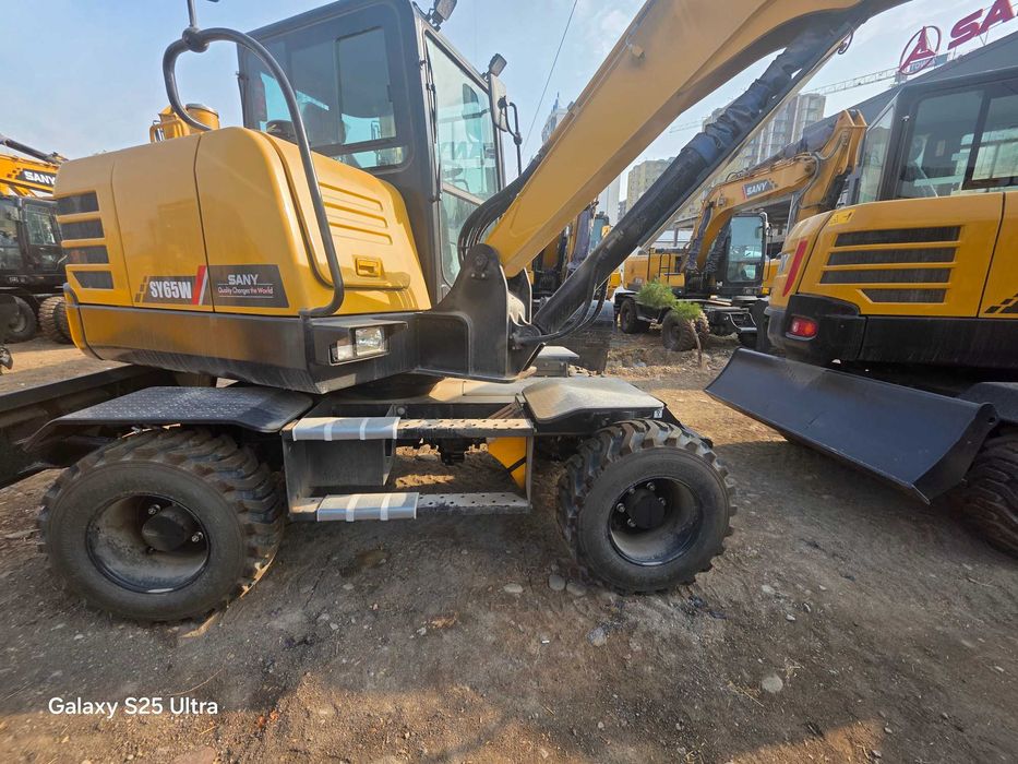 Sany колесный экскаватор SY65