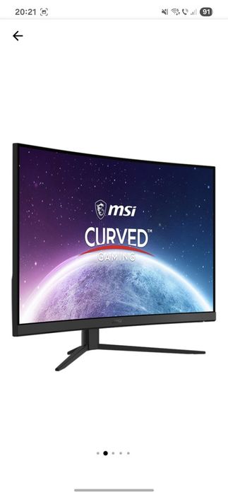 Monitor Gaming Curbat LED VA MSI G32C4X 31.5", Full HD (1920x1080), 25
