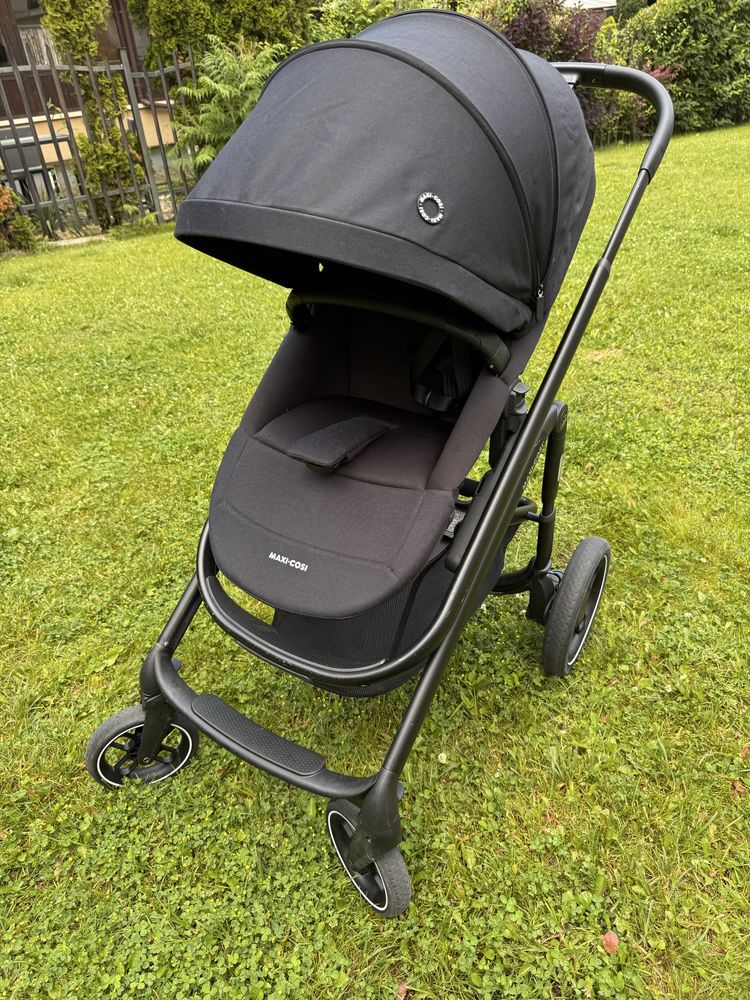 Комбинирана количка Maxi-Cosi - Plaza+, 2в1, Essential Black