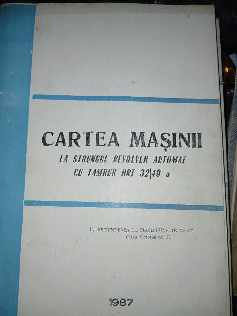 Cărți tehnice utilaje-strung/freză