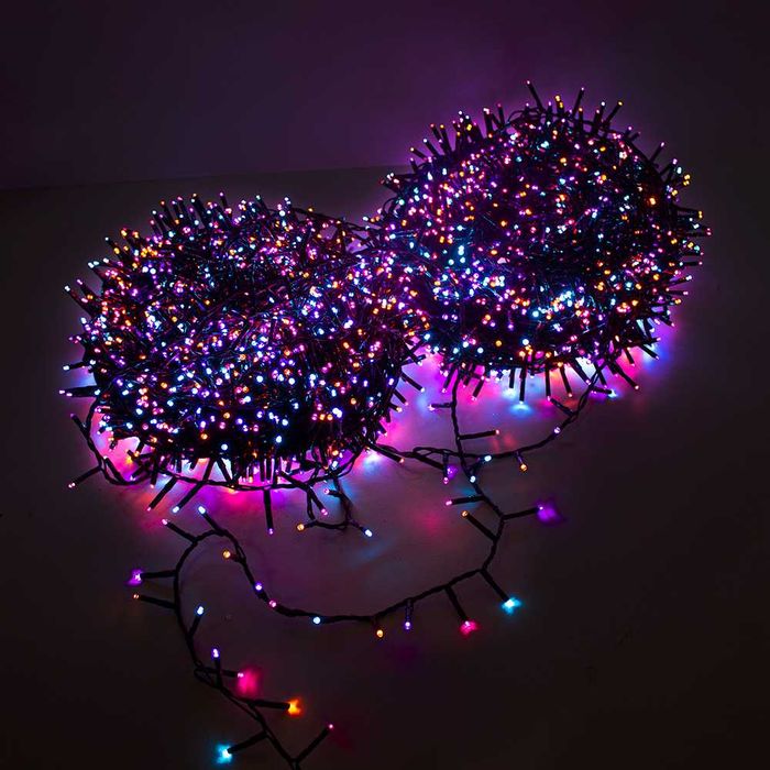 Коледни лампички НОВ модел иглички 5м 150 диода супер гъста студ.Бяла