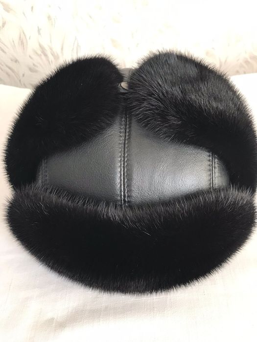 Норковая шапка мужская