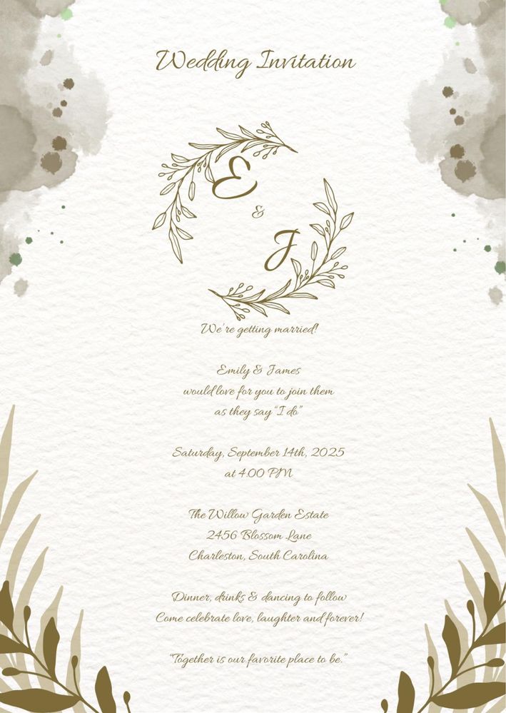 Invitatii personalizate digitale cu stil