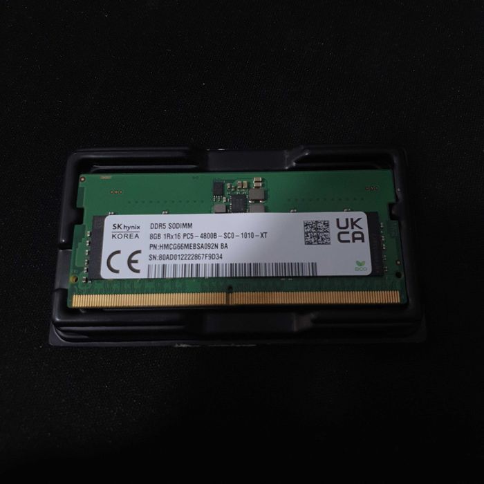 KIT 16GB (2x8gb) 4800Mhz Memorie RAM DDR5 SODIMM Laptop DUAL CHANNEL