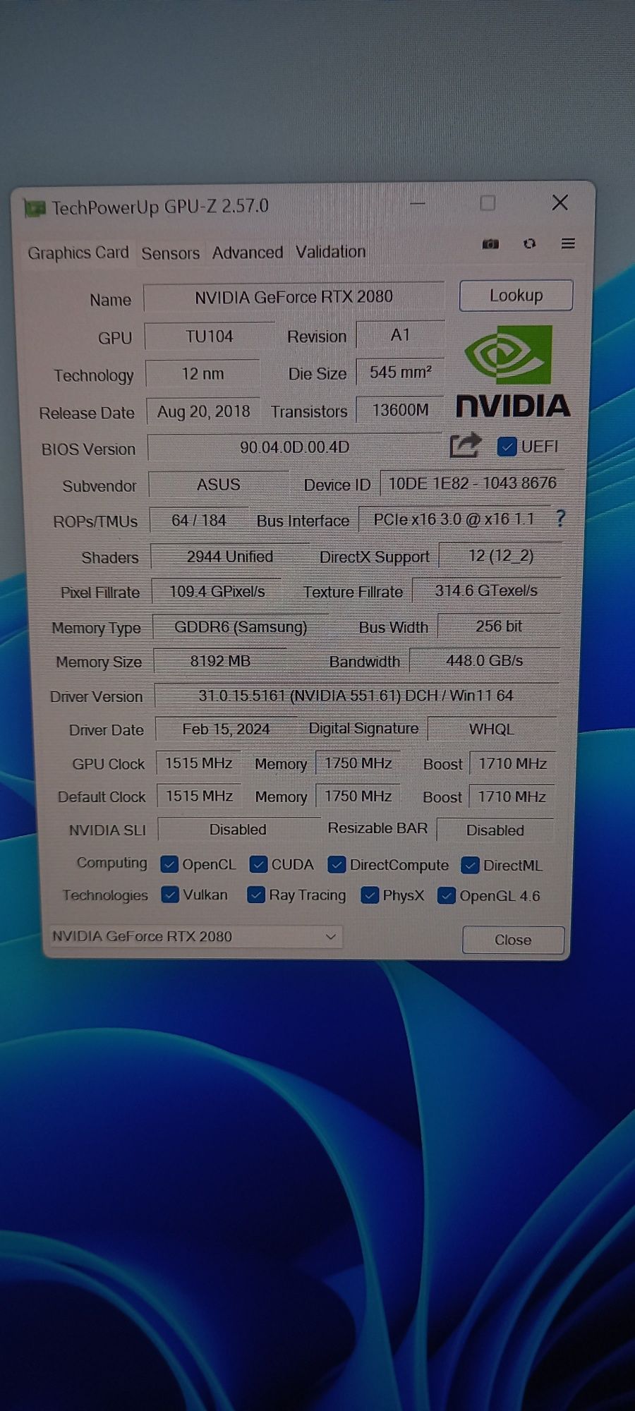 PC ryzen 5 5600, rtx 2080