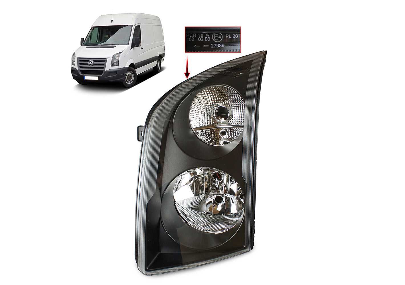 Фар Фарове E4 за бус VW Crafter 2006-2014г. ляв/десен