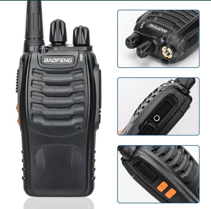 Stații Emisie Receptie Walkie-Talkie SET 2 bucati, Semnal 4km, Nou