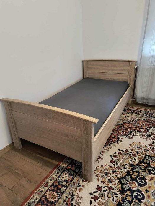 Pat de o persoană cu saltea