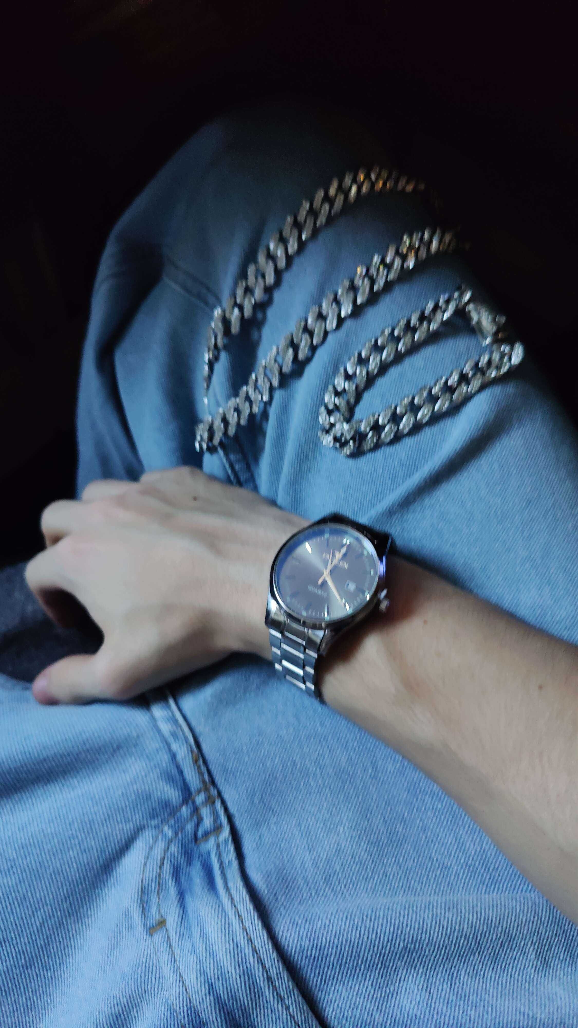 Men's Business Watch | Ceas Argintiu resizable Quartz Wristwatch