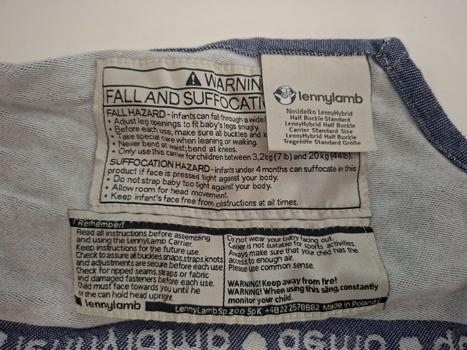 Хибридна бебеносеща раница Leni Lamb