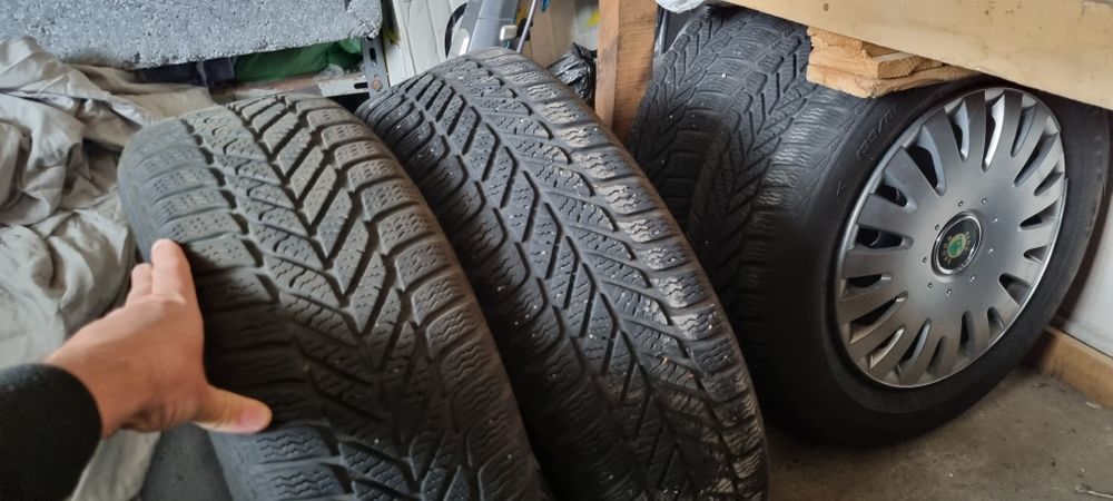 Roti iarna 195/65/15 prindere 5x112 audi,skoda,vw,seat