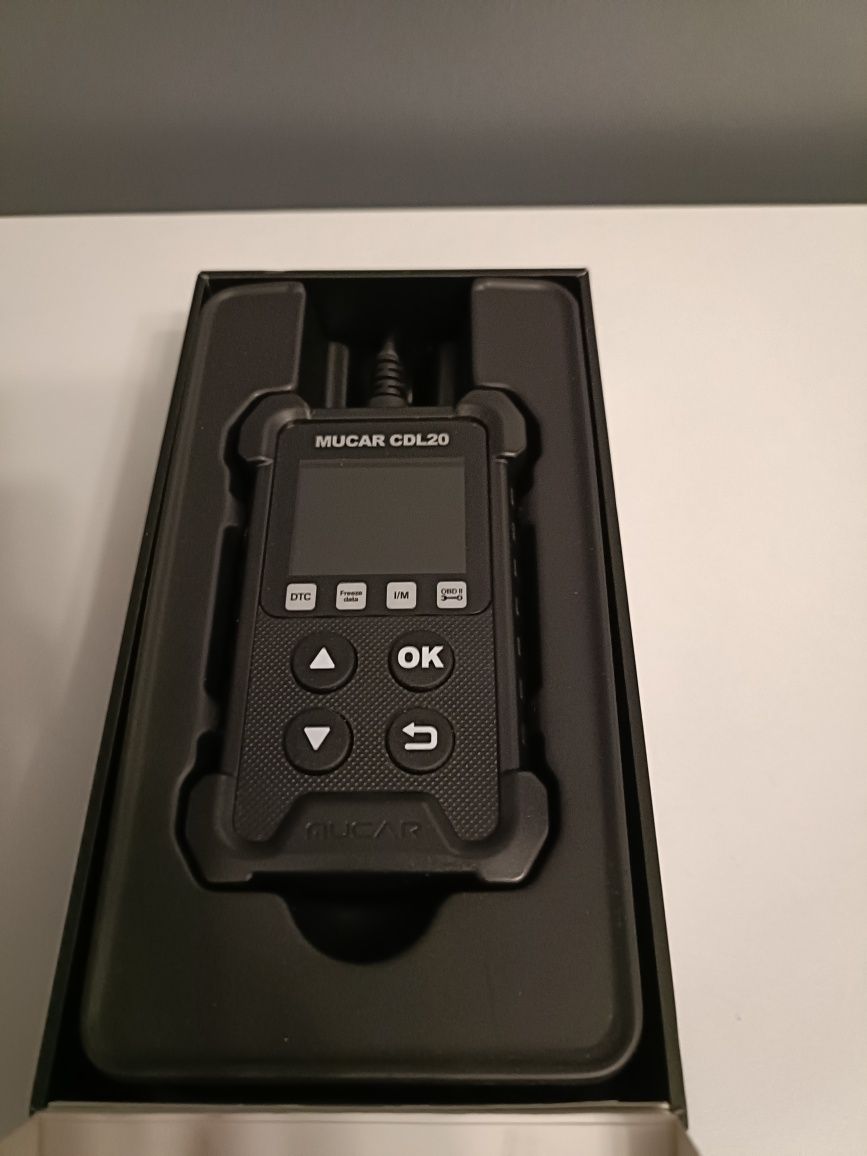 Tester auto, Mucar, OBD2/EOBD, Afisaj digital, Negru