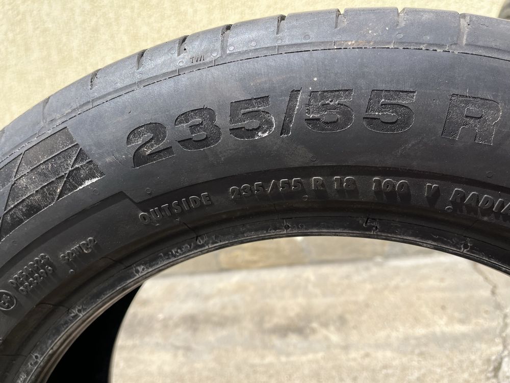 4 бр. летни гуми 235/55/18 Continental SUV DOT 4916 4 mm
