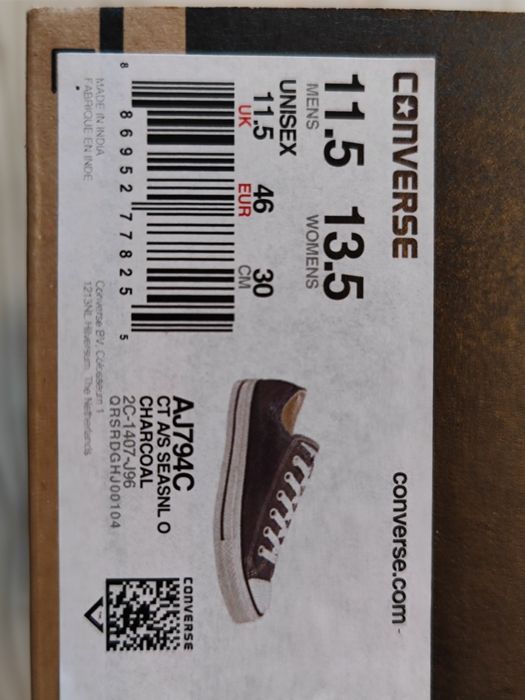 Converse 46 номер чисто нови -цена 110лв.