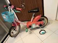 Bicicleta B-twin -  copii 4-6 ani - 14 inch - utilizata