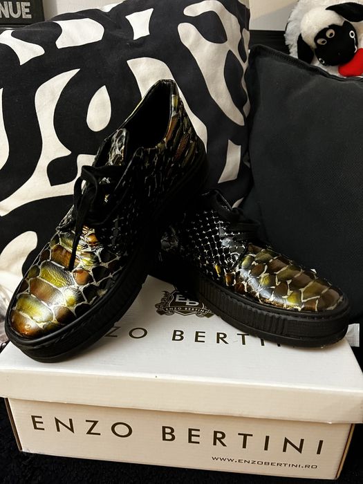 Adidasi Enzo Bertini din piele naturala noi