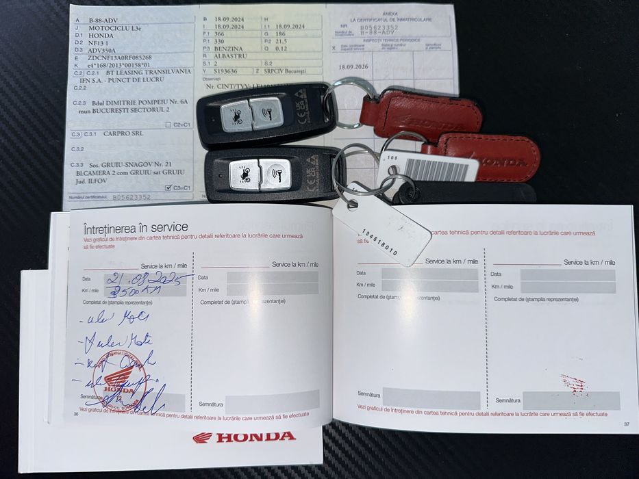 Honda ADV350 #TVA deduct #2024 #3500km Garantie 4 ani