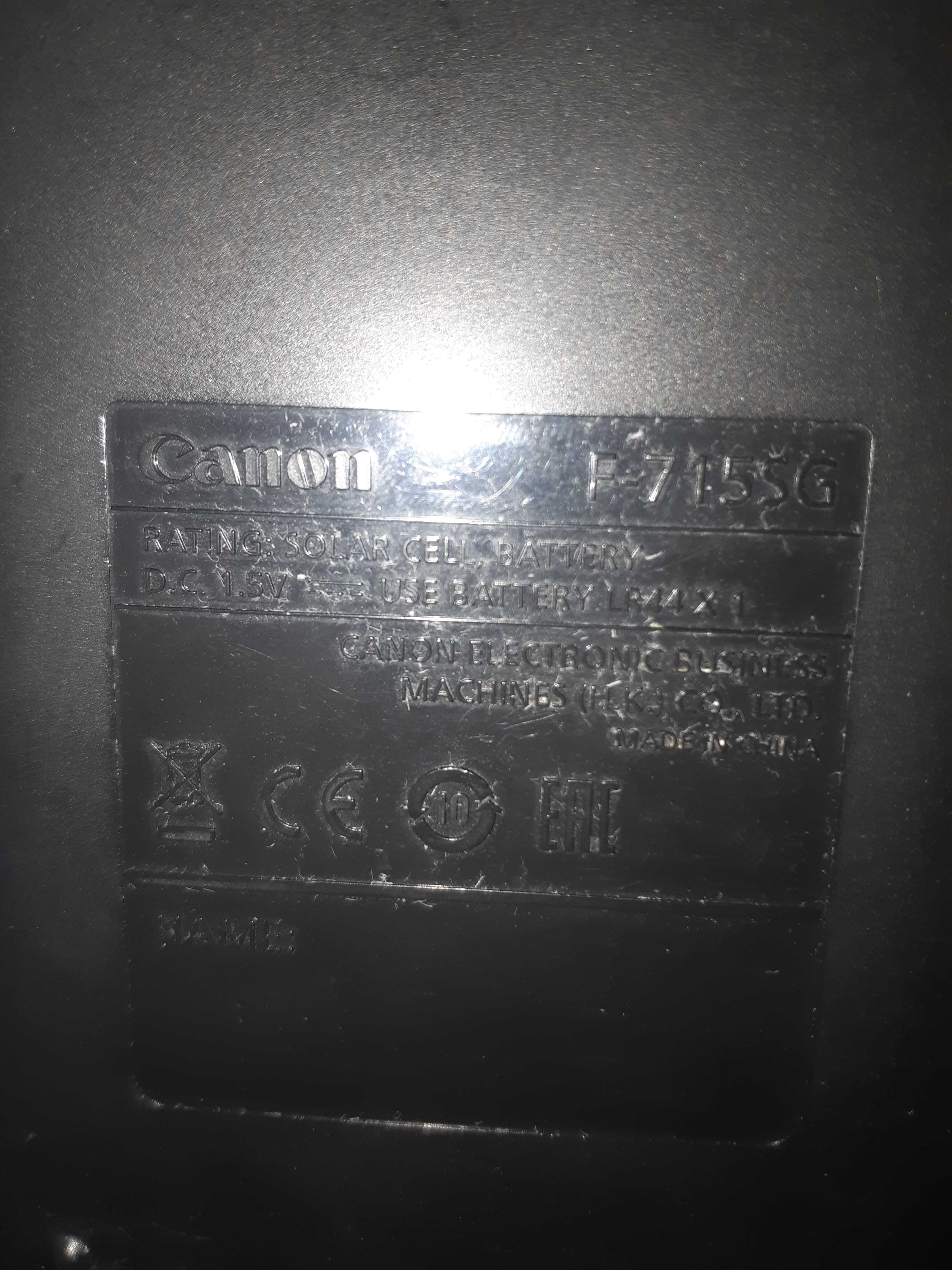 Calculator Office Canon F-715SG
