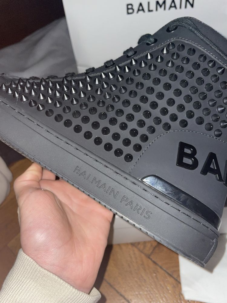 Balmain high spike shoes