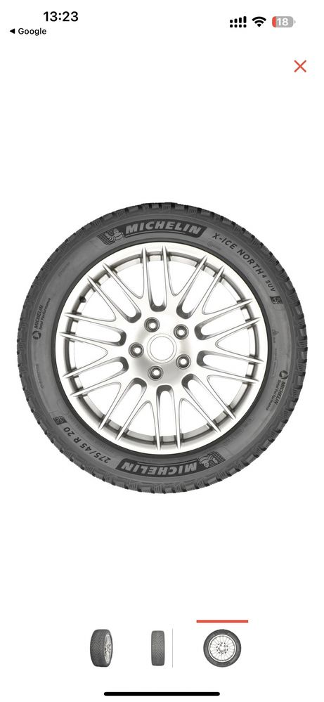 Продам зимние шины 275/40/22 michelin x-ice, 2шт