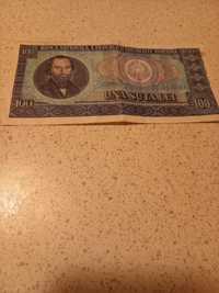 Bancnota 100 lei Balcescu