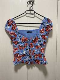 Top Zara, print floral, S