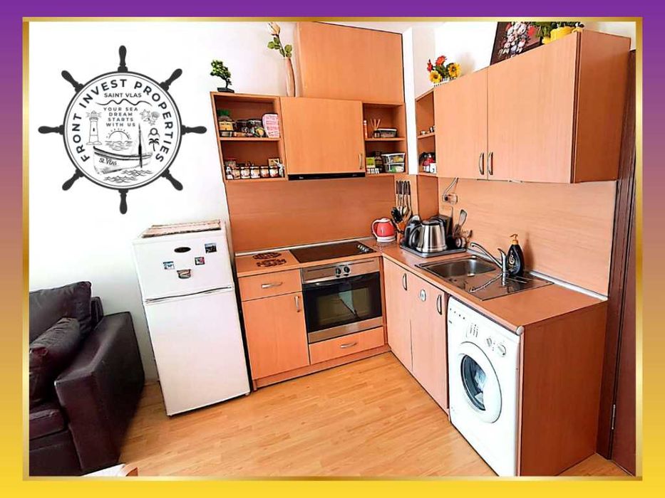 Двустаен апартамент в комплекс „Панорама Бей 1“, Свети Влас