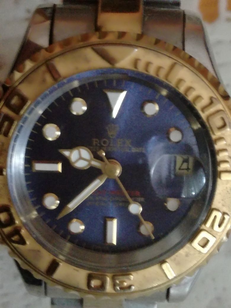 Ceas Rolex mecanism automatic   aur cu otel