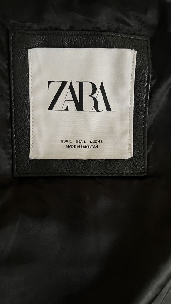 Geaca subtire de piele - Barbati - Zara
