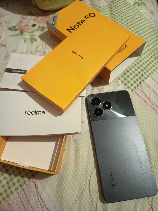 Realme Note 50, 128Gb, черен