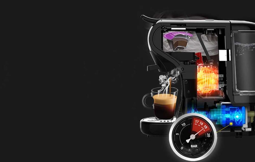 Кафемашина HiBREW H1A,4 в 1,Гаранция