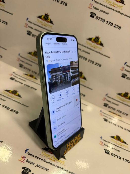 Hope Amanet P13 IPHONE 15/98% BATERIE