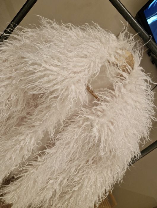 ново дамско палто косъм