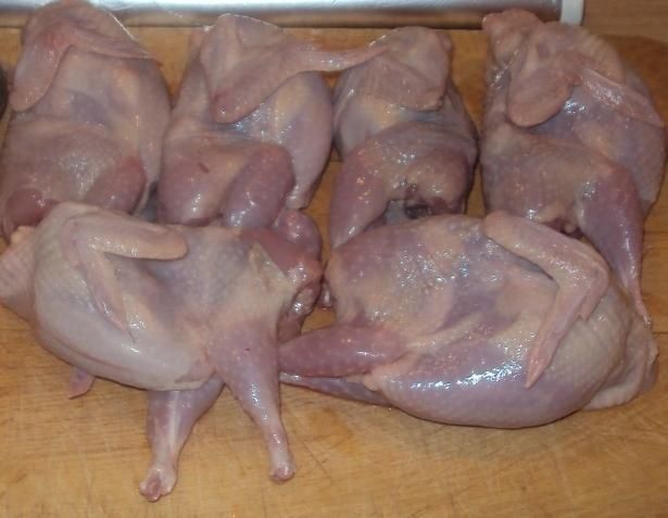 Перепелиные яйца и мясо