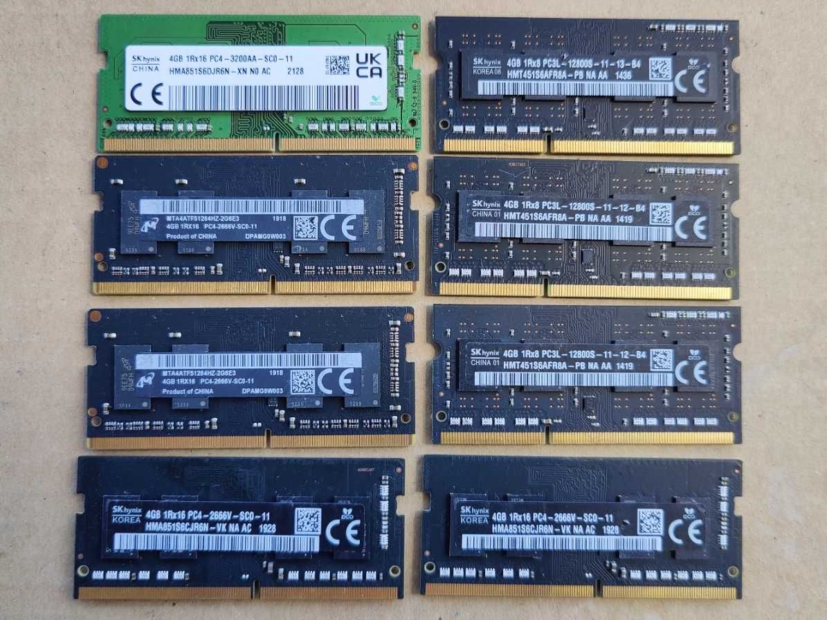 Memorii ram Hynix 4 GB , DDR4 2666V , DDR3 pentru laptop, Apple, iMac