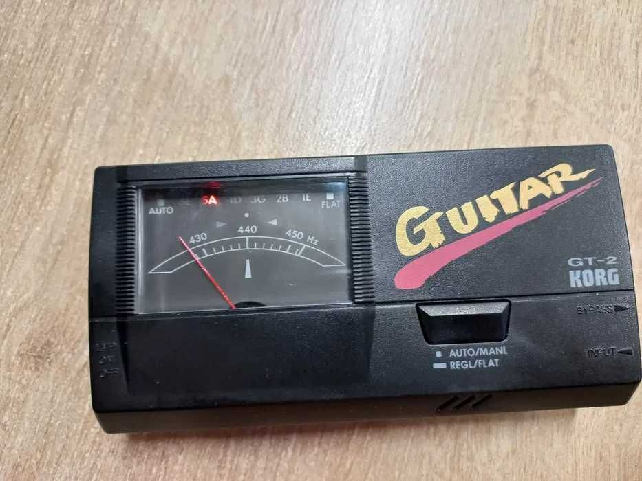 Korg Guitar Tuner GT-2 Analog Meter Vintage 1994 cu cutie