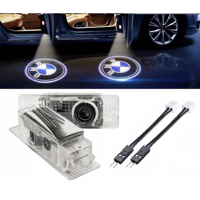 Set 2 Lumini Usi Lampi Portiere LED Logo BMW Dedicate, Proiectoare Usa