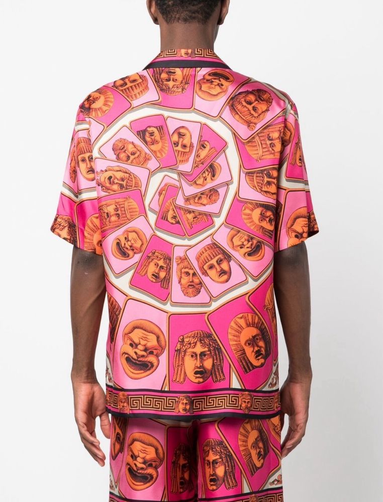 Копринена риза Versace