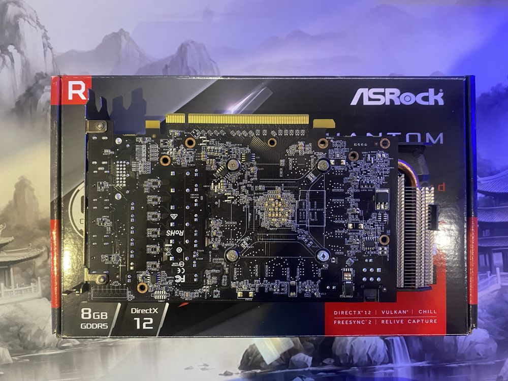 Видео карта AsRock Phantom Gaming D Radeon RX570 8GB OC