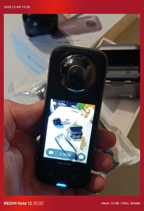 Cameră acțiune  insta360 X3 + 3 acumulatori