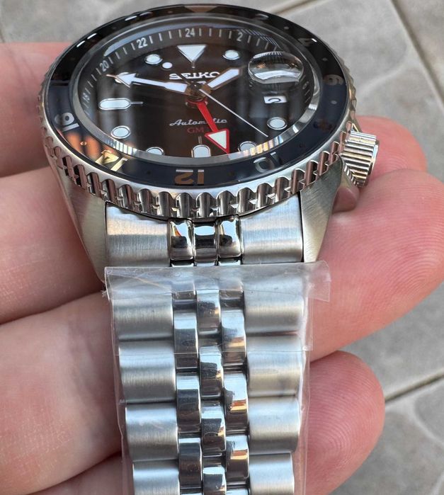 Seiko 5 Sports 42mm Black SSK001 SKX007 Automat GMT Jubilee